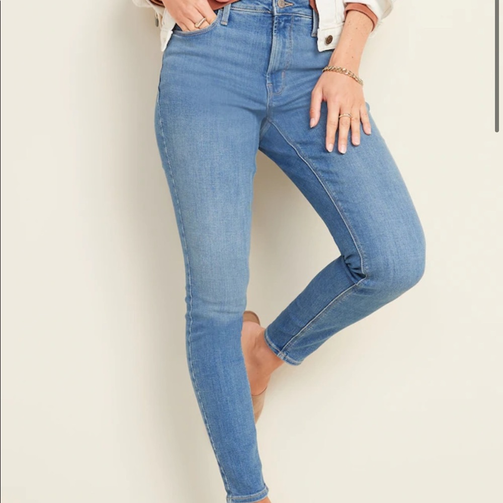High-Waisted Rockstar Super Skinny Jeans Old Navy